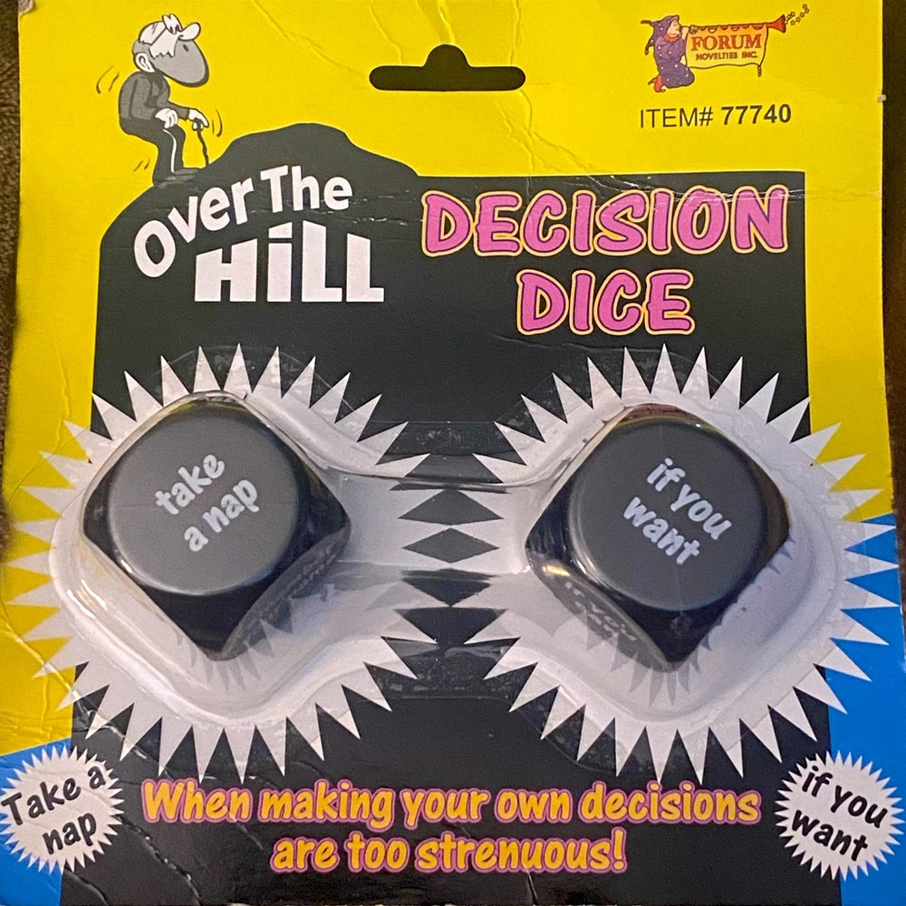 Forum Novelties Over The Hill Decision Dice